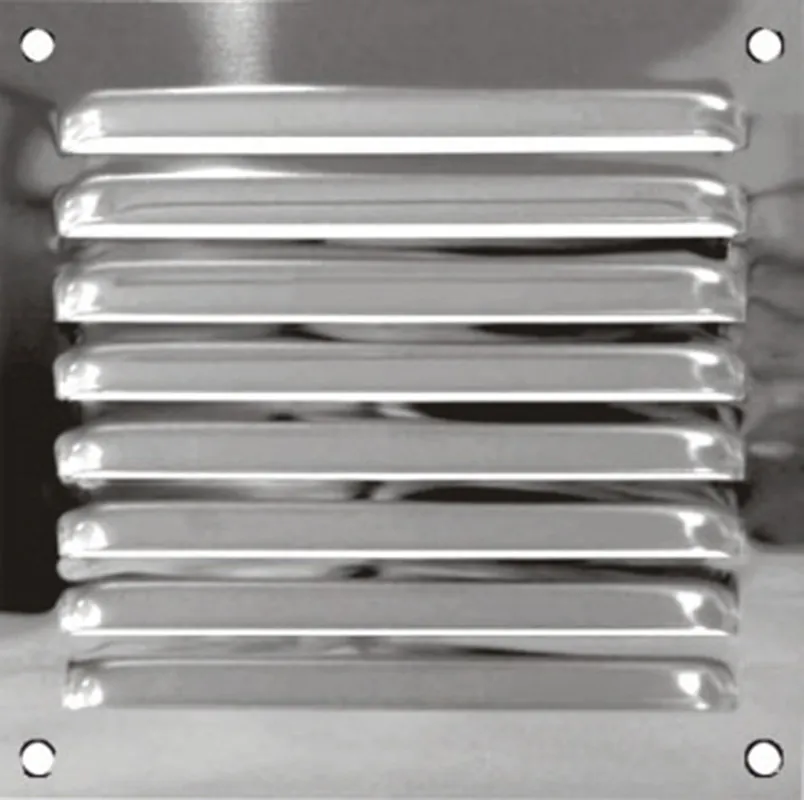 Grille à persiennes inox 150 x 150 mm AUTOGYRE Top Vente