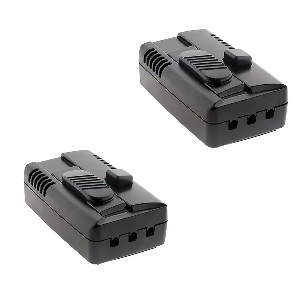 Lot de 2 variateurs de lumière à pied à câbler LED - Noir - Zenitech Produit De Marque