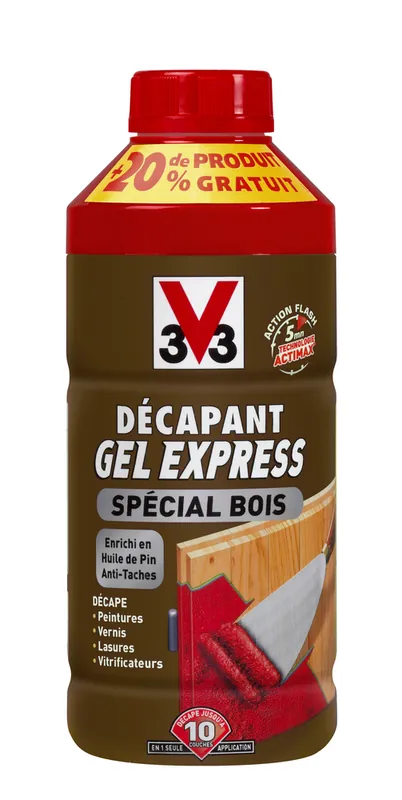 Promotion Décapant express bois 1L + 20% V33