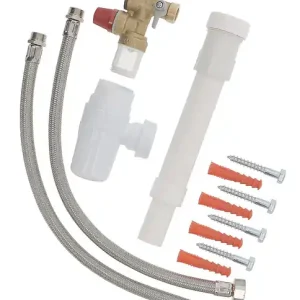 Kit raccordement chauffe-eau - Laiton - complet DIPRA Haute Qualité