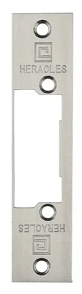Têtière simple inox ULTIMFIT 120mm profil aluminium / PVC - HERACLES - PCA-918X Expédition Rapide