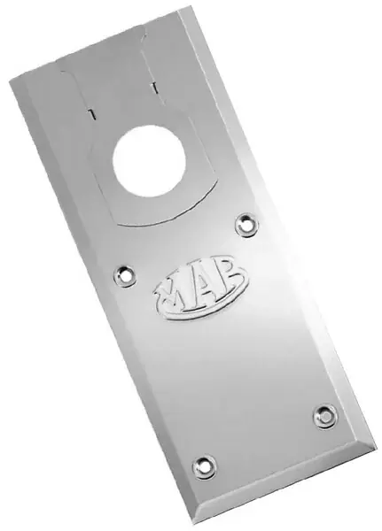 Plaque finition inox pour pivot série 77 - MAB - AC534.IN Réduction