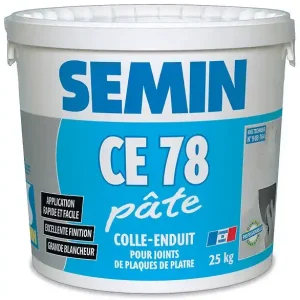 Prix Choc Colle enduit universelle - Blanc - 25kg SEMIN