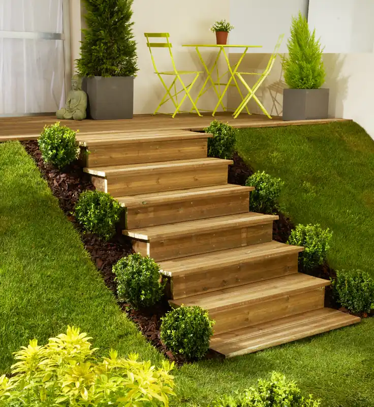 Marche d‘escalier modulable Modulesca L.93,4 x l.42,4 x H.17 cm JOUPLAST TMP CONVERT Offre Exclusive
