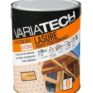 Lasure haute performance - Chêne moyen - 3L VARIATECH Vente Directe