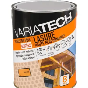 Lasure Haute Performance - Chêne Doré - 3L VARIATECH Solde