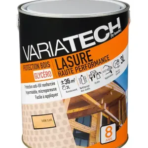 Lasure haute performance Variatech - Chêne clair - 3L Acheter En Ligne