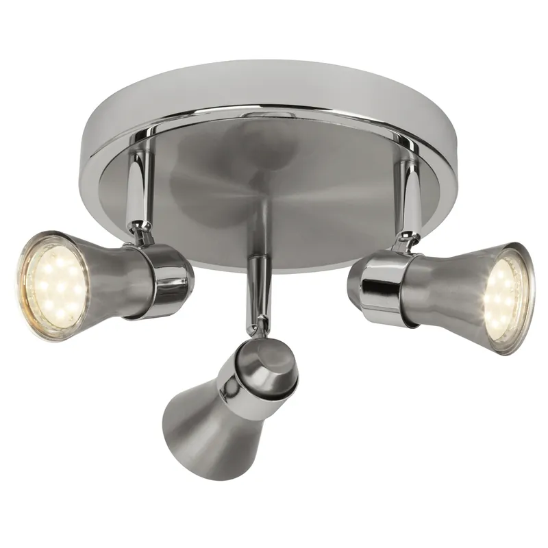 Remise Plafonnier GU10 LED 3x3W = 750 lumens SANNY BRILLIANT