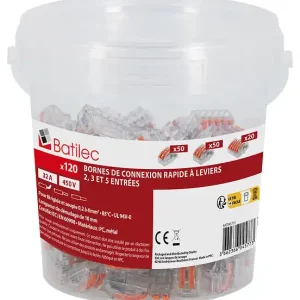 Seau de 120 bornes à levier - Mixte 2/3/5 entrées - 32A BATILEC Affaire À Saisir