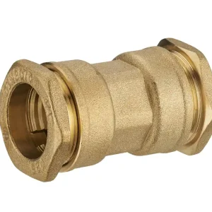 Bon Marché Raccord laiton manchon égal pour tube PE diamètre 25 mm