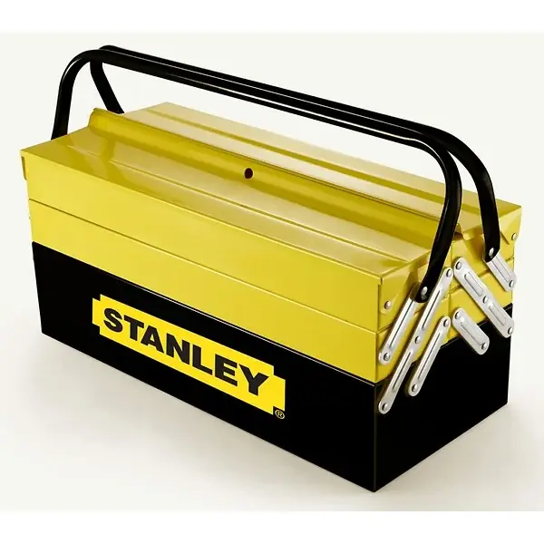Boîte à outils accordéon - Acier - 5 compartiments 40 L STANLEY Meilleure Vente