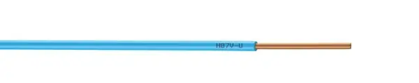 Câble électrique H07VU - Bleu - 2.5 mm² Commander Maintenant