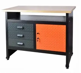 Authentique Etabli 114cm 1 porte et 3 tiroirs - TACTIX