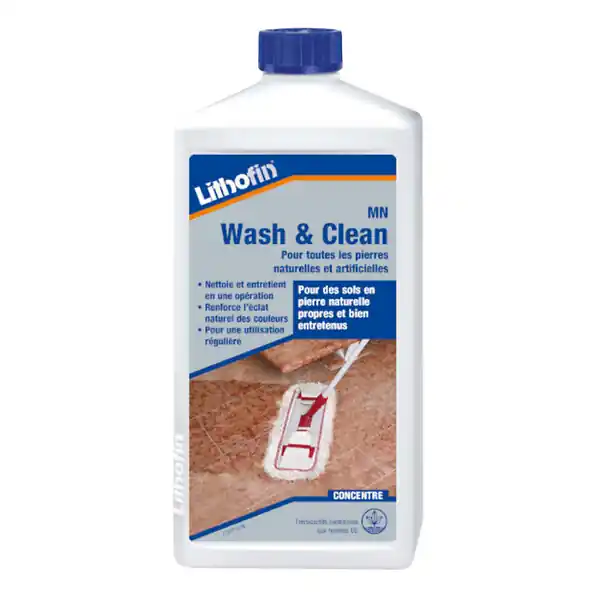 Lithofin MN Wash & Clean 1L - Nettoyant Pour Pierre Naturelle 1L Prix Réduit