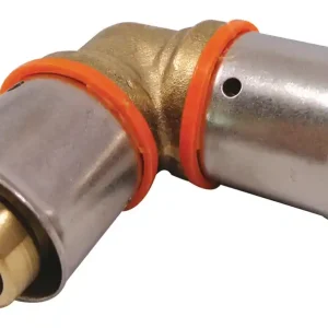Coude à sertir pour tube PER diamètre 20 mm Réduction