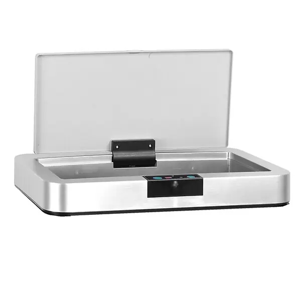 Couvercle de poubelle automatique DAYTONA Argent KITCHEN MOVE Prix Bas