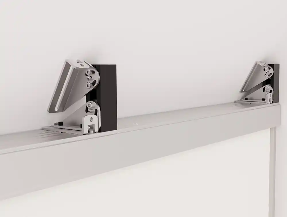 2 supports sous-pente pour porte de placard coulissante YNGENIO Paiement Sécurisé