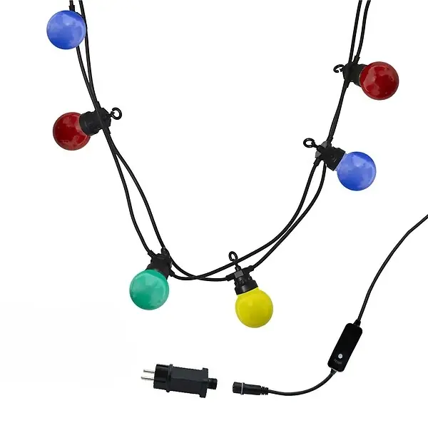 Guirlande connectable PARTY GUINGUETTE 20 globes 8.4M LUMISKY Prix Réduit