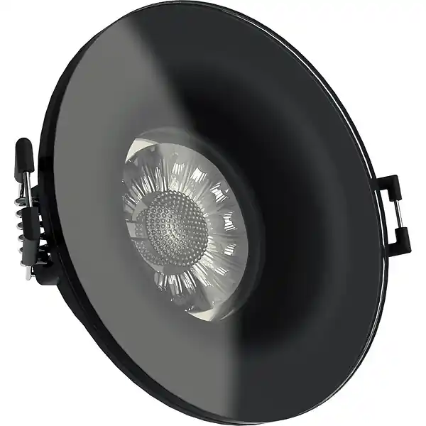 Meilleure Vente 3 spots encastrables ronds Noirs - Aluminium - GU10 IP44 50W XANLITE