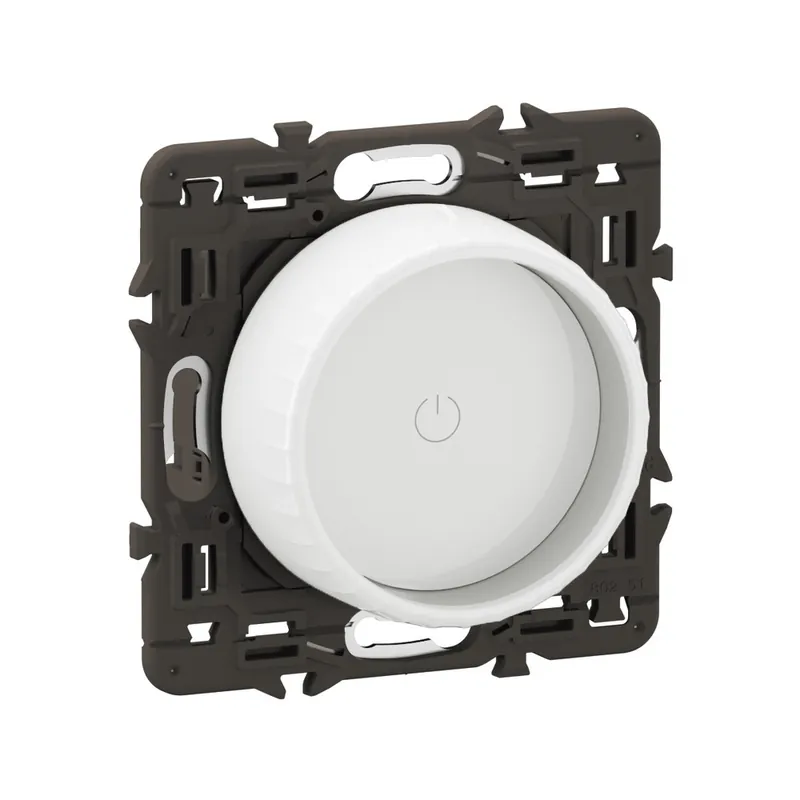 Promotion Saisonnière Variateur de lumière rotatif blanc - Céliane LEGRAND
