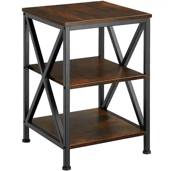Super Prix Table d’appoint NOTTINGHAM 40,5x40,5x60,5cm TECTAKE