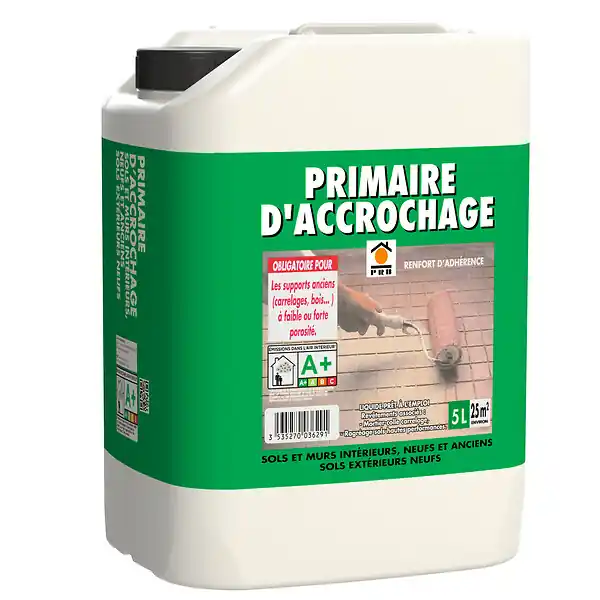 Primaire d‘accrochage ACCROSOL PLUS - 5L PRB Jusqu'à Épuisement Des Stocks