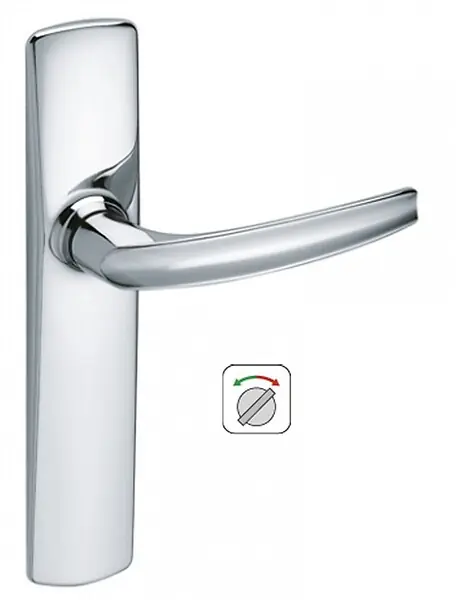 Meilleure Vente 2 Poignées De Porte Rivangers Condamnation Vachette, Zamak Entraxe 165 Mm CENTRALE BRICO