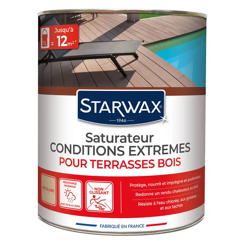Remise Saturateur STARWAX 1L incolore