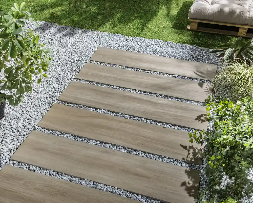 Carrelage de sol extérieur rectifié BOSCO tortora ép 20 mm 30 x 120.8 cm paquet 0.73 m² Commander Vite