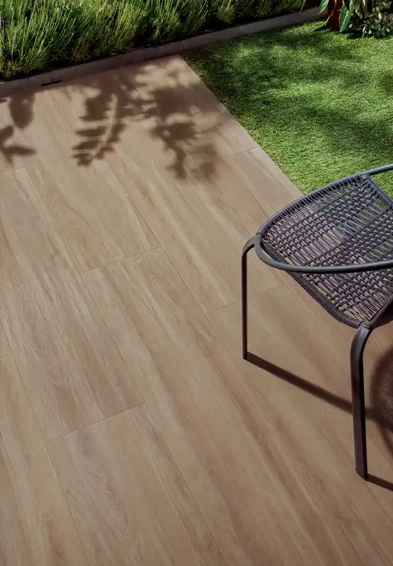 Carrelage de sol extérieur rectifié BOSCO miel ép 20 mm 30 x 120.8 cm paquet 0.73 m² Retour Gratuit