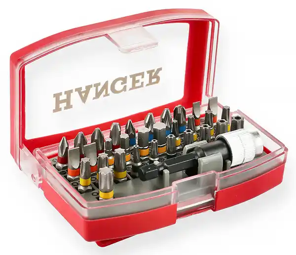 Réduction Coffret embouts couleurs 32 pièces - HANGER - 250002