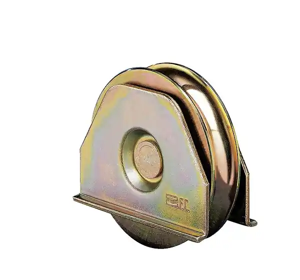 Roue avec plaque gorge ronde 120mm - FRATELLI COMUNELLO - 332-120 FAAC COMUNELLO Commander Vite
