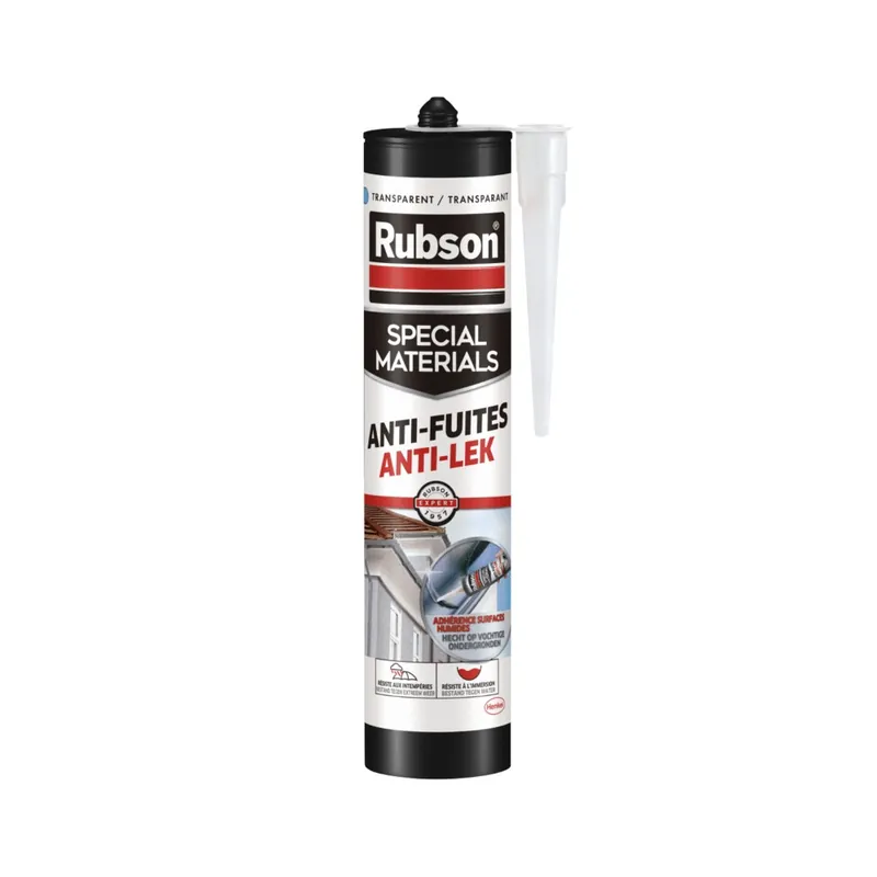 Must-Have Mastic Spécial Matériaux Anti-Fuites Transparent 280 ml RUBSON