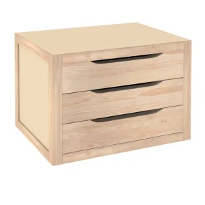 Blos 3 tiroirs 39 x 30 x 29,5 cm Prix Réduit
