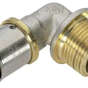 Coude mâle 1/2 à sertir pour tube multicouche diamètre 16 mm Promotion Saisonnière