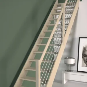 Escalier Jura droit avec rampe SOGEM Offre Du Jour
