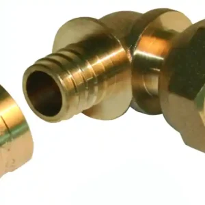 Coude à glissement ecrou libre femelle 15/21 (1/2) pour tube PER 10/12 Prix Réduit