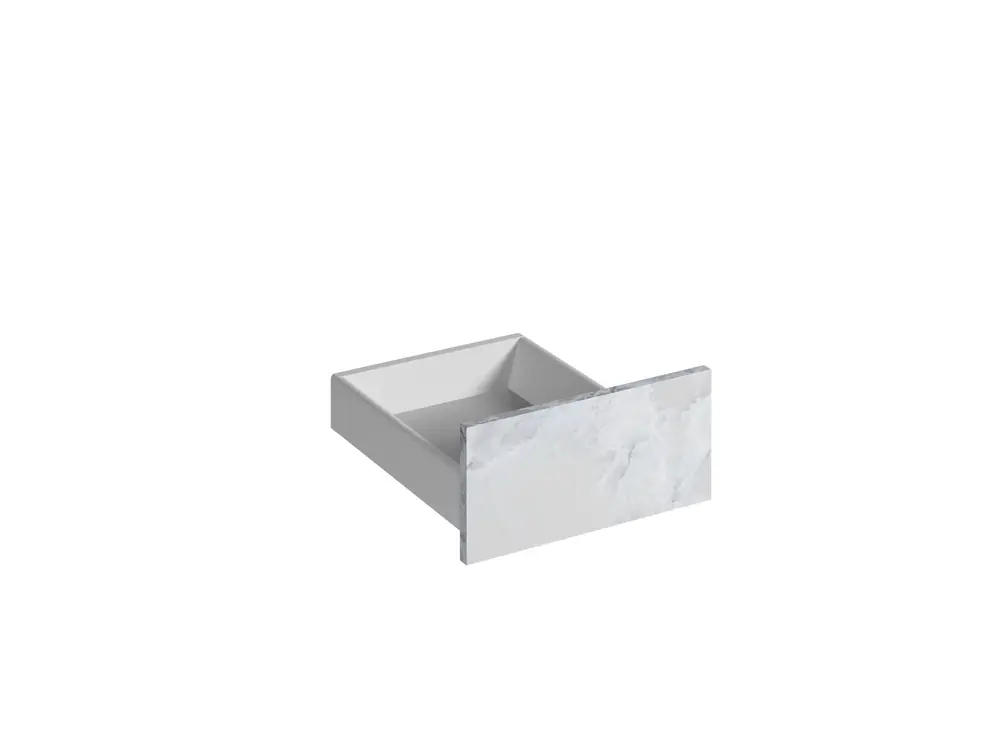 Façade tiroir pour meuble de cuisine Lotus nuvola mat 27,6 x 60 cm OFITRES Dernière Chance