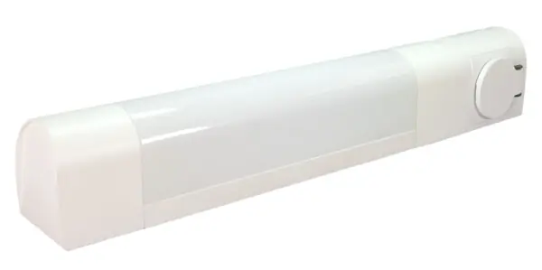 Pas Cher Applique murale LED 7W 500lm avec prise - Blanc - IP21 TIBELEC