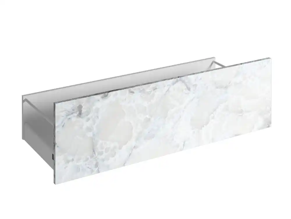 Façade tiroir pour meuble de cuisine Lotus nuvola mat 35 x 120 cm OFITRES Produit De Marque
