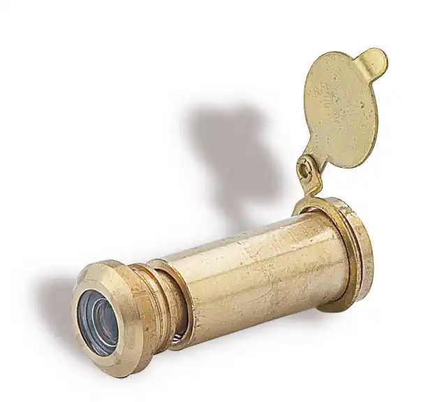 Expédié Aujourd'hui Judas de porte diamètre 12 mm angle de vision 160 ° laiton poli THIRARD