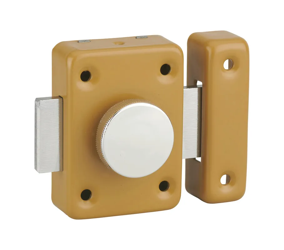 Marque Verrou de meuble Alouette 50 mm à bouton doré THIRARD
