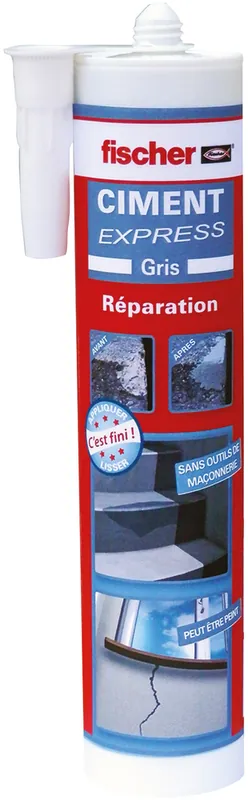 Solde Ciment express ton gris 310 ml FISCHER
