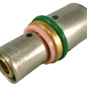 Jonction inégale à sertir pour tube PER diamètre 12 mm vers diamètre 16 mm Usine Directe