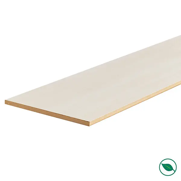 Achat Immédiat Lot de 3 contremarches rénovation d‘escalier stratifié nébraska 1300 x 200 x 8 mm - PEFC 70% FORESTEA