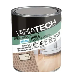 Nouvelle Collection Huile parquet et meubles incolore 2,5L VARIATECH