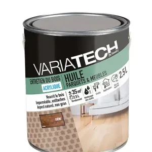 Huile parquet et meubles chêne - 2,5L VARIATECH Must-Have