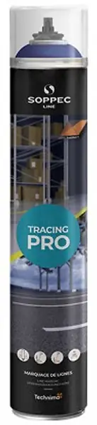 Meilleur Choix Peinture de marquage au sol TRACING® PRO système PureSPRAY bleu RAL 5017 aérosol 750ml - SOPPEC - 152001O