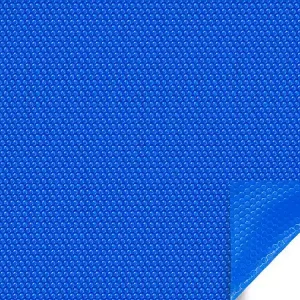 Achat Immédiat Bâche à bulles pour piscine Cordoue - 400 µ - bordée 1 coté - bleu HABITAT ET JARDIN