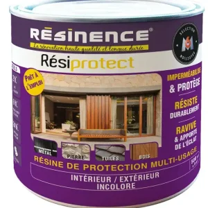 Commander Vite Résine de protection transparente Résiprotect multisupports intérieur/extérieur 500 ml RESINENCE